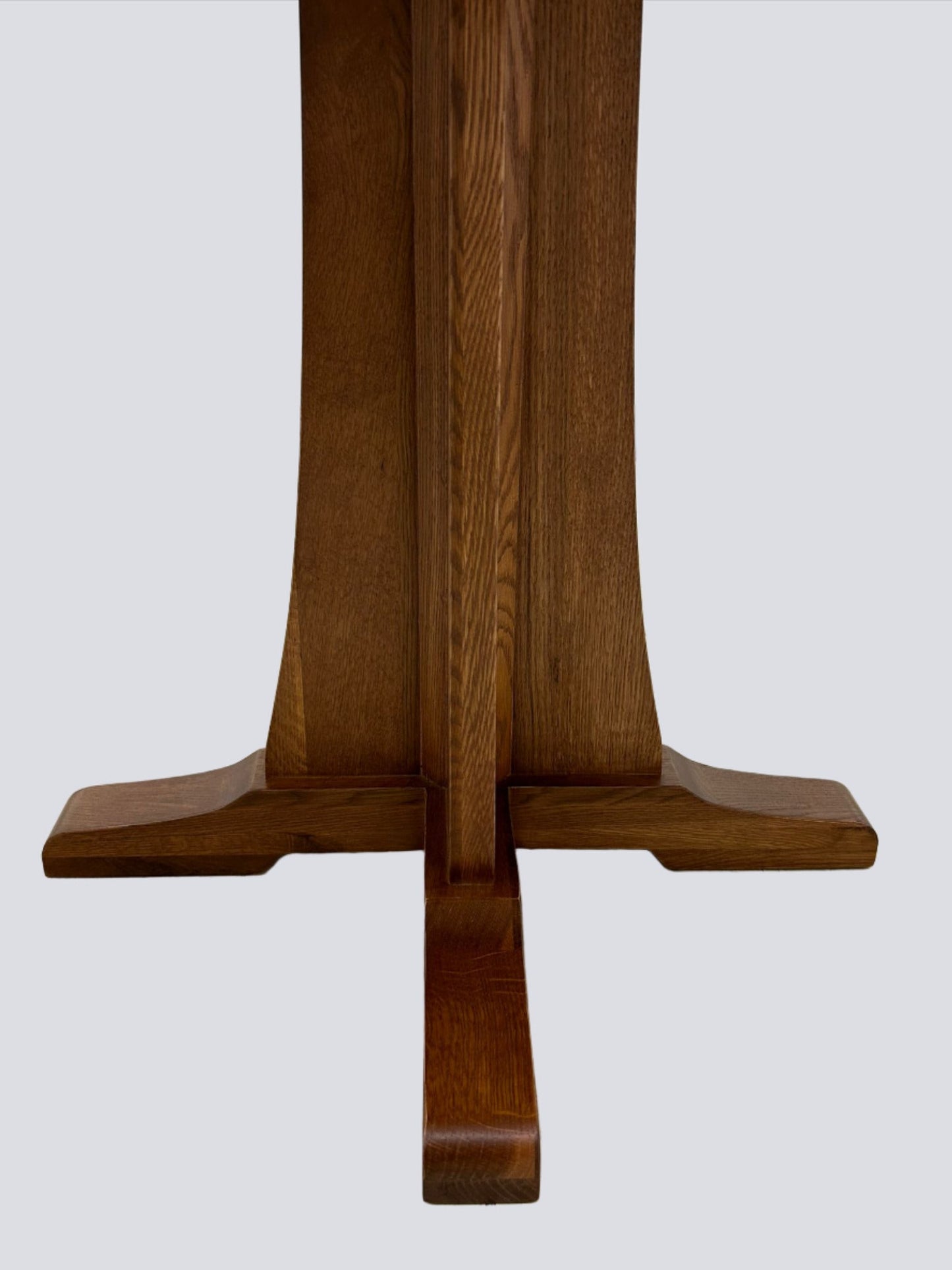 Mission Quarter Sawn Oak Round Dining Table Set - 40"