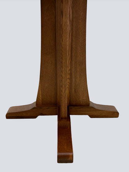 Mission Quarter Sawn Oak Round Dining Table Set - 40"