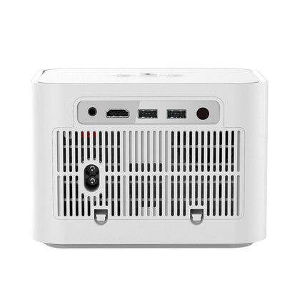 HD 720p Wireless 5G Projector - Intelligent Adjustable Trapezoidal Design for Home Entertainment