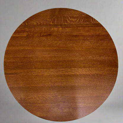 Mission Quarter Sawn Oak Round Dining Table Set - 40"