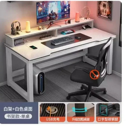 Computer Office E-sports Room Game Tudio Live Streaming Table Internet Cafe Computer Table Furniture Mesa Ordenador Escritorio