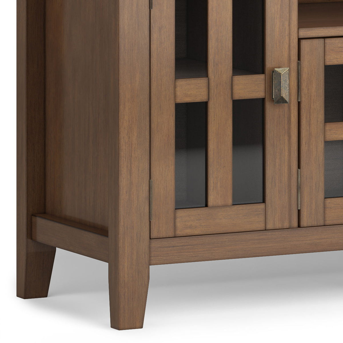 Artisan - TV Media Stand - Rustic Natural Aged Brown