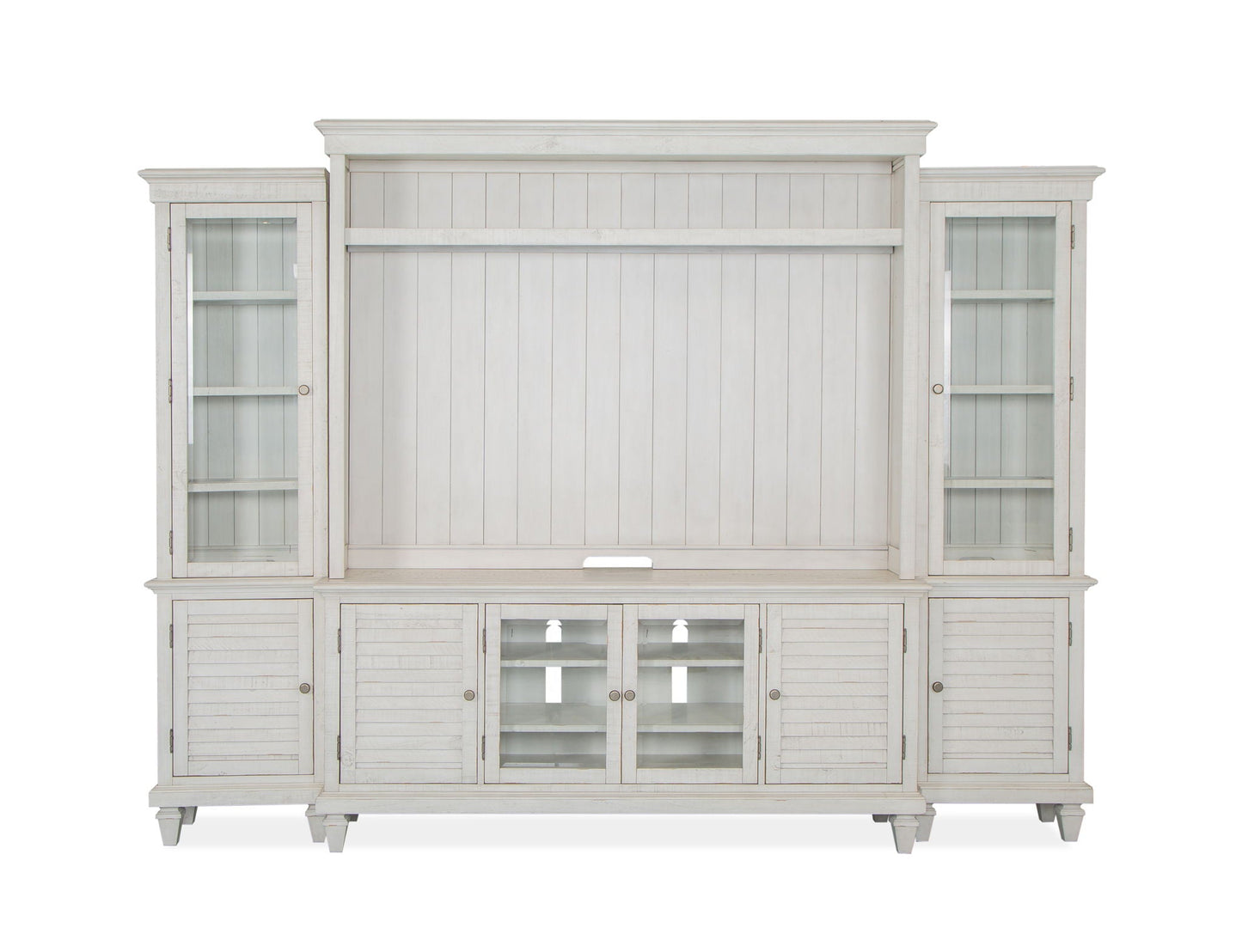 Newport - Entertainment Wall - Alabaster