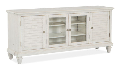 Newport - Entertainment Wall - Alabaster